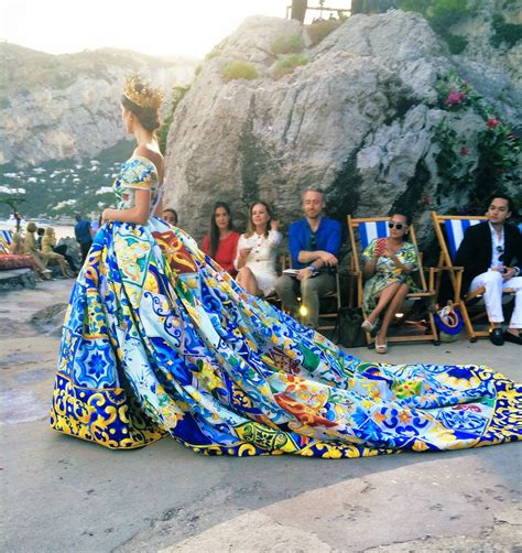 dolce gabbana capri 2014|Dolce & Gabbana Alta Moda Fall 2014 Show in Capri.